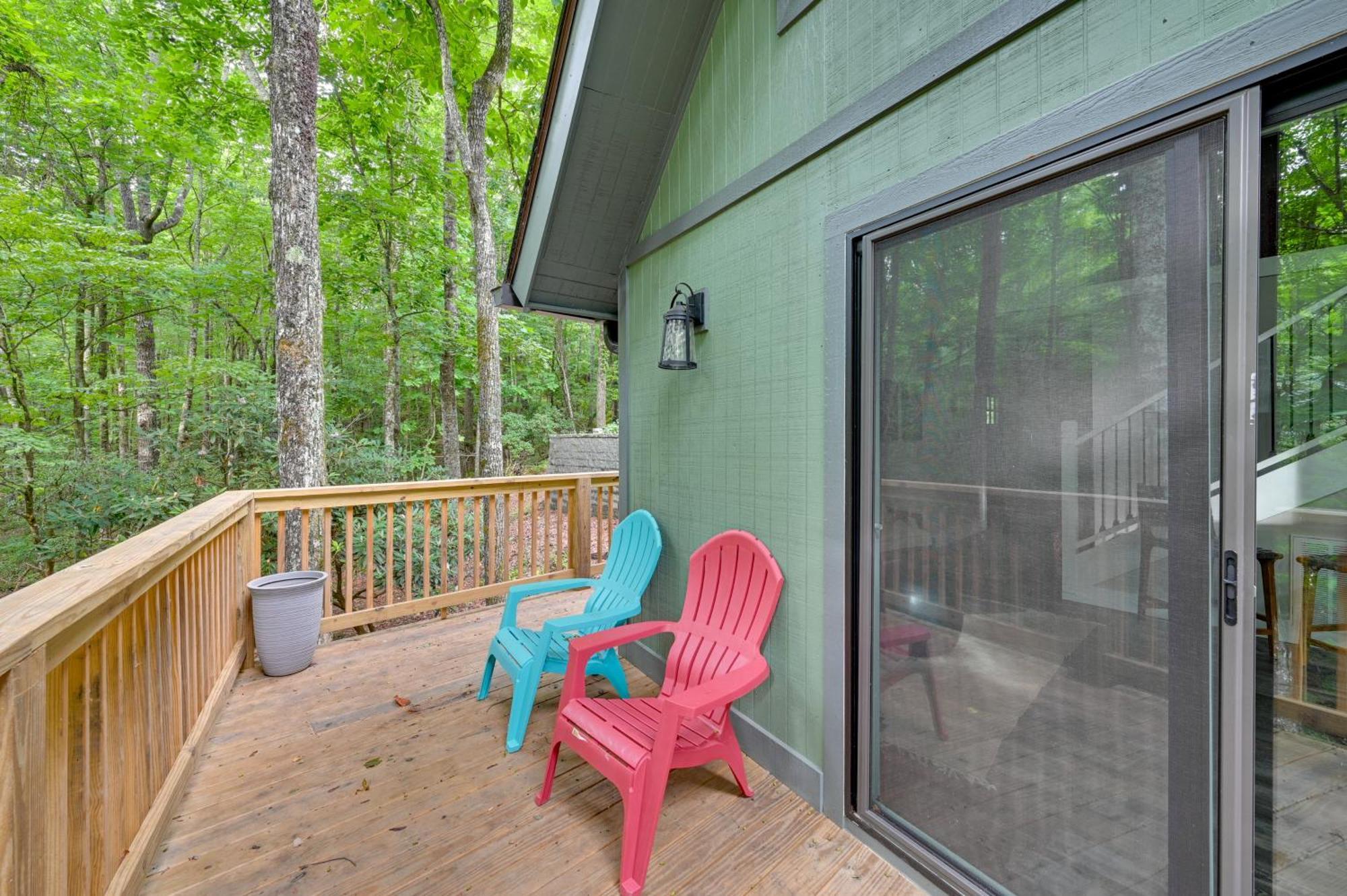 Villa Peaceful Brevard Mountain Cabin Hike, Golf And Swim Exterior foto